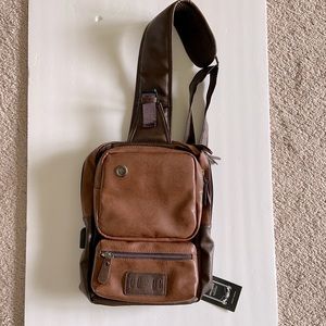 Brown crossbody bag